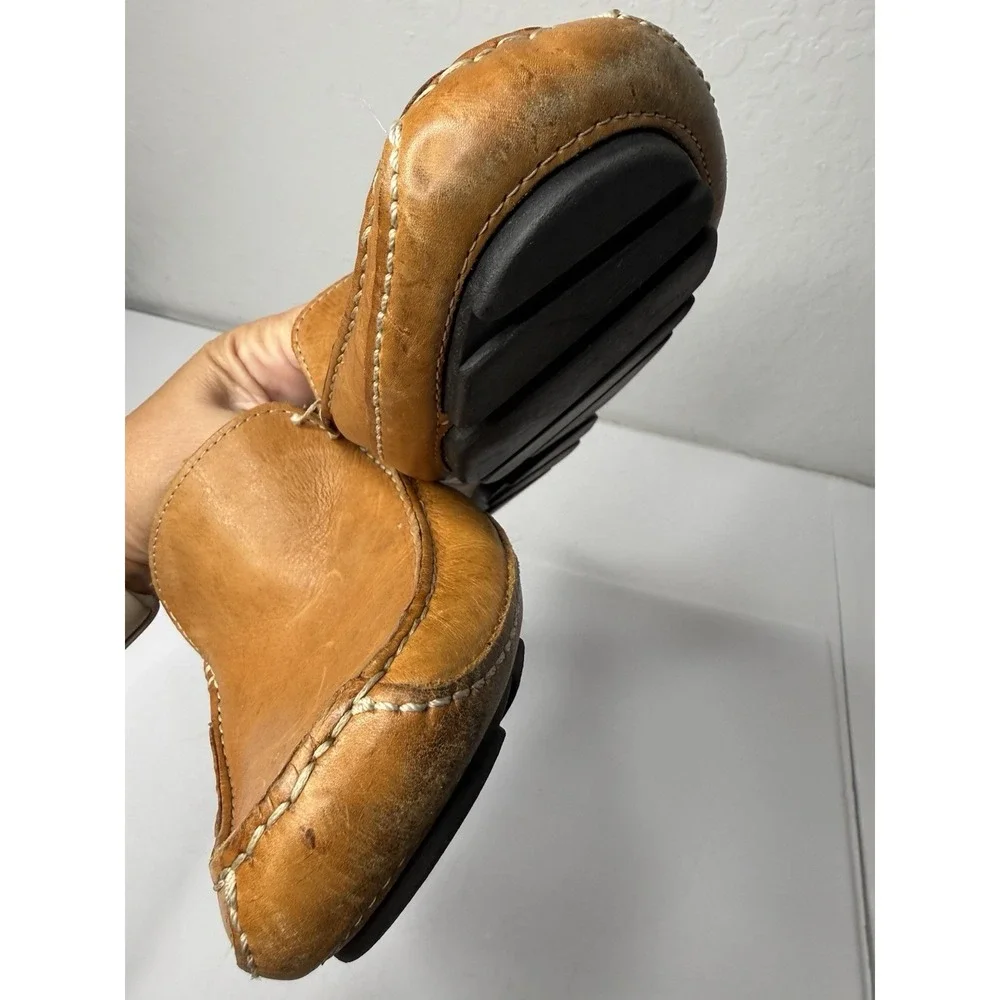 Giorgio Brutini Le Glove Mens Loafers Tan Slip-On Sz 12M Leather Comfort Casual